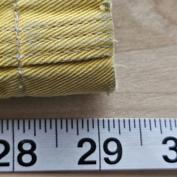 Polo Ralph Lauren Relaxed Straight Yellow Twill Pant Tag Size 32x32 (32x29) - Picture 9 of 12